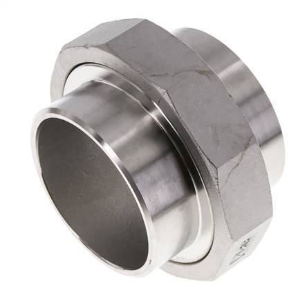 Racor recto de unión 76,1 mm Extremo para soldar Junta cónica de acero inoxidable 16bar (224,8psi)