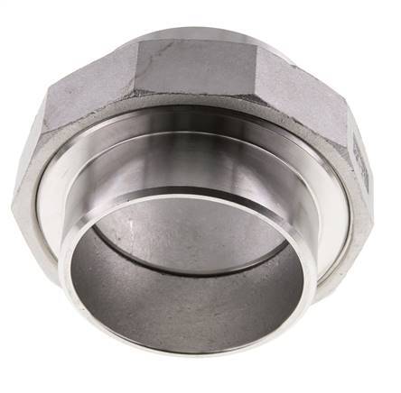 Racor recto de unión 76,1 mm Extremo para soldar Junta cónica de acero inoxidable 16bar (224,8psi)