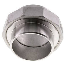 Racor recto de unión 76,1 mm Extremo para soldar Junta cónica de acero inoxidable 16bar (224,8psi)