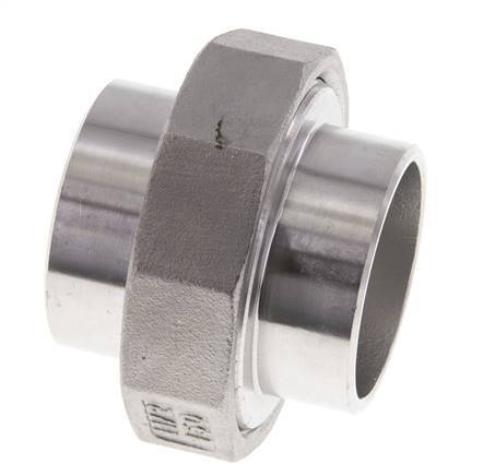 Racor recto de unión 48,3 mm Extremo para soldar Junta cónica de acero inoxidable 16bar (224,8psi)