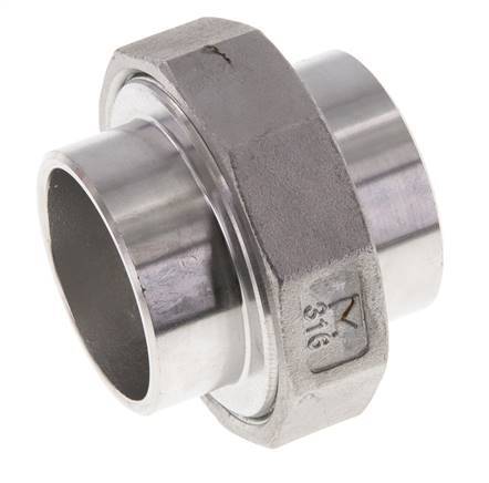 Racor recto de unión 48,3 mm Extremo para soldar Junta cónica de acero inoxidable 16bar (224,8psi)