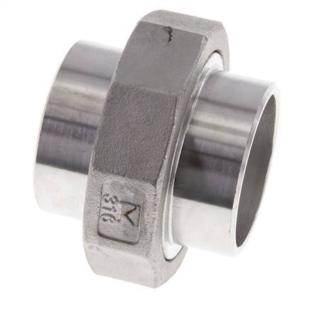 Racor recto de unión 48,3 mm Extremo para soldar Junta cónica de acero inoxidable 16bar (224,8psi)