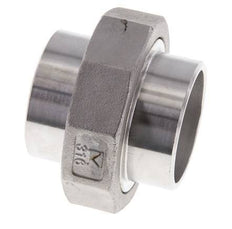 Racor recto de unión 48,3 mm Extremo para soldar Junta cónica de acero inoxidable 16bar (224,8psi)