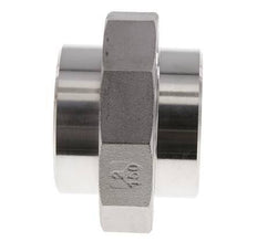 Union Straight Connector 60.3mm Weld End Stainless Steel Flat Seal PTFE 16bar (224.8psi)