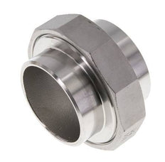 Union Straight Connector 60.3mm Weld End Stainless Steel Flat Seal PTFE 16bar (224.8psi)