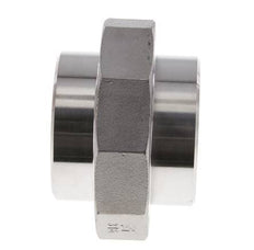 Union Straight Connector 60.3mm Weld End Stainless Steel Flat Seal PTFE 16bar (224.8psi)