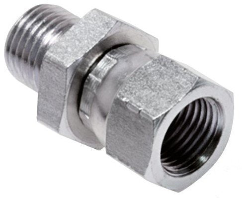 Racor Reductor JIC UN 1-5/16''-12 Hembra x G1'' Macho Acero Ajustable Sello HD 170bar (2388.5psi)