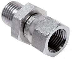 Racor Reductor JIC UN 1-5/16''-12 Hembra x G1'' Macho Acero Ajustable Sello HD 170bar (2388.5psi)