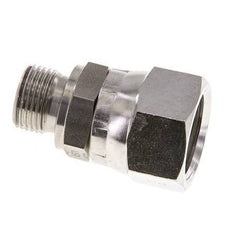 Racor Reductor JIC UNF 7/8''-14 Hembra x G3/8'' Macho Ajustable Acero Inoxidable 210bar (2950.5psi)