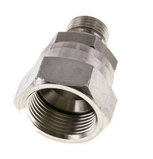 JIC Reducing Nipple UN 1-5/16''-12 Female x G1/2'' Male Adjustable Stainless Steel 170bar (2388.5psi)