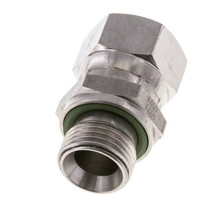 Racor Reductor JIC UNF 7/8''-14 Hembra x G1/2'' Macho Ajustable Acero Inoxidable 210bar (2950.5psi)