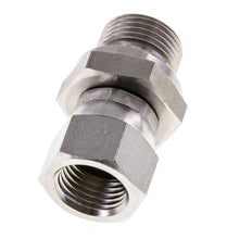 Racor Reductor JIC UNF 9/16''-18 Hembra x G3/8'' Macho Ajustable Acero Inoxidable 275bar (3863.75psi)