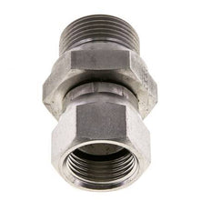 JIC Reducing Nipple UNF 7/8''-14 Female x G3/4'' Male Adjustable Stainless Steel 250bar (3512.5psi)