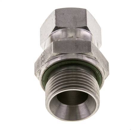 JIC Reducing Nipple UNF 7/8''-14 Female x G3/4'' Male Adjustable Stainless Steel 250bar (3512.5psi)