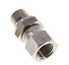 Racor Reductor JIC UNF 9/16''-18 Hembra x G1/4'' Macho Ajustable Acero Inoxidable 275bar (3863.75psi)