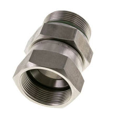 Racor Reductor JIC UN 1-7/8''-12 Hembra x G1 1/2'' Macho Ajustable Acero Inoxidable 105bar (1475.25psi)