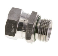 Racor Reductor JIC UN 1-5/16''-12 Hembra x G1'' Macho Ajustable Acero Inoxidable 170bar (2388.5psi)
