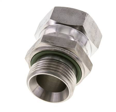 Racor Reductor JIC UN 1-5/16''-12 Hembra x G1'' Macho Ajustable Acero Inoxidable 170bar (2388.5psi)