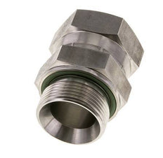 JIC Reducing Nipple UN 1-5/8''-12 Female x G1 1/4'' Male Adjustable Stainless Steel 140bar (1967.0psi)