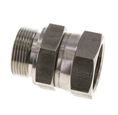 JIC Reducing Nipple UN 1-5/8''-12 Female x G1 1/4'' Male Adjustable Stainless Steel 140bar (1967.0psi)