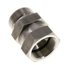 Racor Reductor JIC UN 1-5/8''-12 Hembra x G1 1/4'' Macho Ajustable Acero Inoxidable 140bar (1967.0psi)