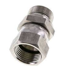 Racor Reductor JIC UN 1-1/16''-12 Hembra x G3/4'' Macho Ajustable Acero Inoxidable 210bar (2950.5psi)