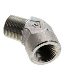 Racor en ángulo de 45 grados 3/4'' NPT macho x hembra Acero 170bar (2388,5psi)