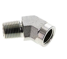 Racor acodado de 45 grados 1/2'' NPT macho x hembra Acero 210bar (2950,5psi)