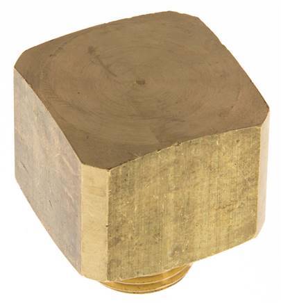 Racor acodado 90deg G1/2'' Macho x Hembra Latón 16bar (224.8psi)