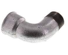 Racor acodado 90deg 1 1/4'' Macho R x Hembra Rp Corto Hierro Fundido 25bar (351.25psi)