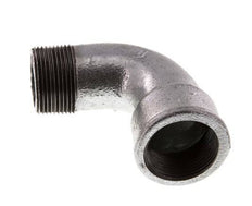 Racor acodado 90deg 1 1/4'' Macho R x Hembra Rp Corto Hierro Fundido 25bar (351.25psi)