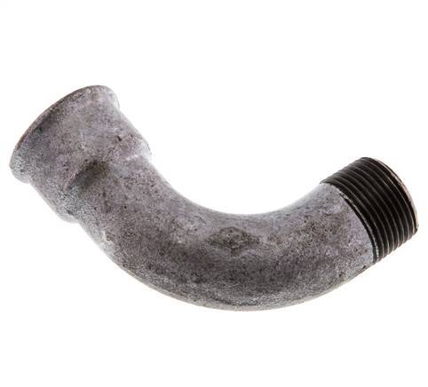 90deg Angled Fitting 3/4'' Male R x Female Rp Long Cast Iron 25bar (351.25psi) [2 Pieces]