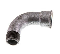 90deg Angled Fitting 3/4'' Male R x Female Rp Long Cast Iron 25bar (351.25psi) [2 Pieces]