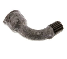 90deg Angled Fitting 1/4'' Male R x Female Rp Long Cast Iron 25bar (351.25psi) [2 Pieces]