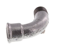 90deg Angled Fitting 1/2'' Male R x Female Rp Long Cast Iron 25bar (351.25psi) [2 Pieces]