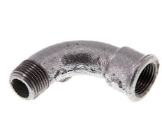 90deg Angled Fitting 1/2'' Male R x Female Rp Long Cast Iron 25bar (351.25psi) [2 Pieces]