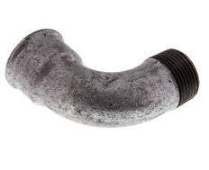 Racor acodado de 90 grados 1'' macho R x hembra Rp corto hierro fundido 25bar (351.25psi)