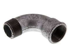 Racor acodado de 90 grados 1'' macho R x hembra Rp corto hierro fundido 25bar (351.25psi)
