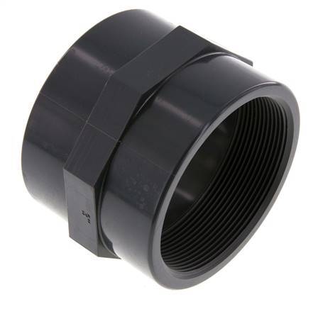 Socket Rp3'' Female PVC-U 16bar (224.8psi) EN 1452-3