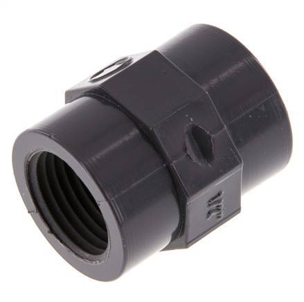 Socket Rp1/2'' Female PVC-U 16bar (224.8psi) EN 1452-3 [5 Pieces]