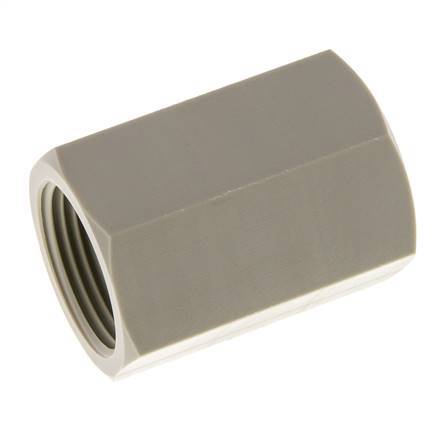 Socket G3/4'' Female Polypropylene (pp) 10bar (140.5psi) FDA 32mm Hex