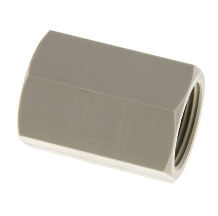 Socket G3/4'' Female Polypropylene (pp) 10bar (140.5psi) FDA 32mm Hex