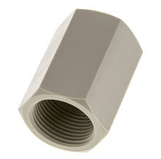 Socket G3/4'' Female Polypropylene (pp) 10bar (140.5psi) FDA 32mm Hex