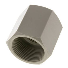 Enchufe G1 1/2'' Hembra Polipropileno (pp) 10bar (140.5psi) FDA 55mm Hex.