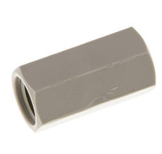 Socket G1/4'' Female Polypropylene (pp) 10bar (140.5psi) FDA 17mm Hex