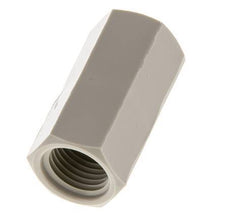 Socket G1/4'' Female Polypropylene (pp) 10bar (140.5psi) FDA 17mm Hex