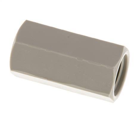 Socket G1/4'' Female Polypropylene (pp) 10bar (140.5psi) FDA 17mm Hex