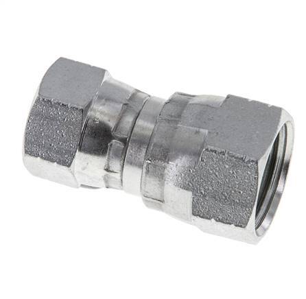 JIC Reducing Connector UNF 9/16''-18 x UNF 3/4''-16 Steel 275bar (3863.75psi)