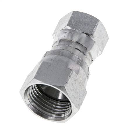 JIC Reducing Connector UNF 9/16''-18 x UNF 3/4''-16 Steel 275bar (3863.75psi)