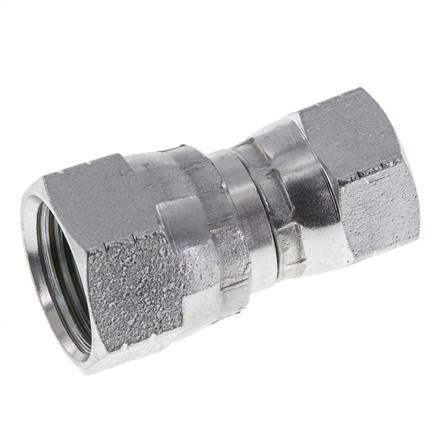JIC Reducing Connector UNF 9/16''-18 x UNF 3/4''-16 Steel 275bar (3863.75psi)